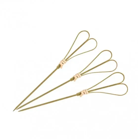 Bamboo Skewer-Heart| Natural | 180mm | 100pcs/Pack