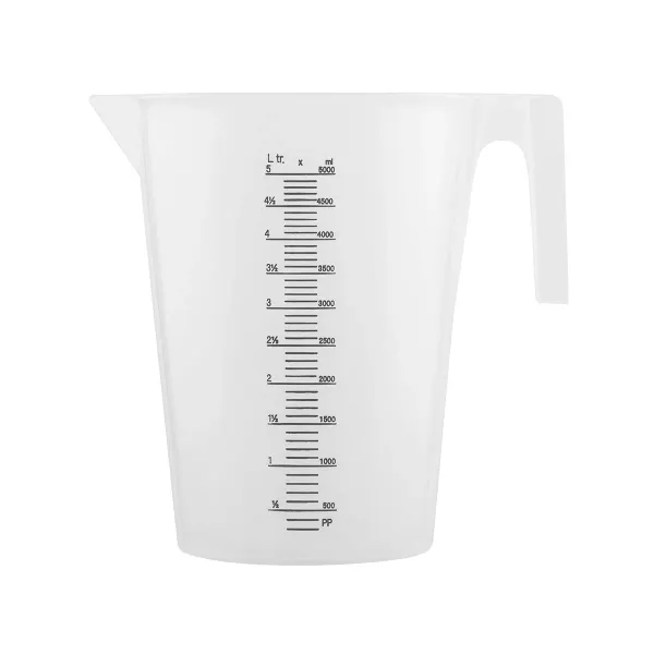 Measuring Jug-Pp | Graduated | Stackable | 5.0lt