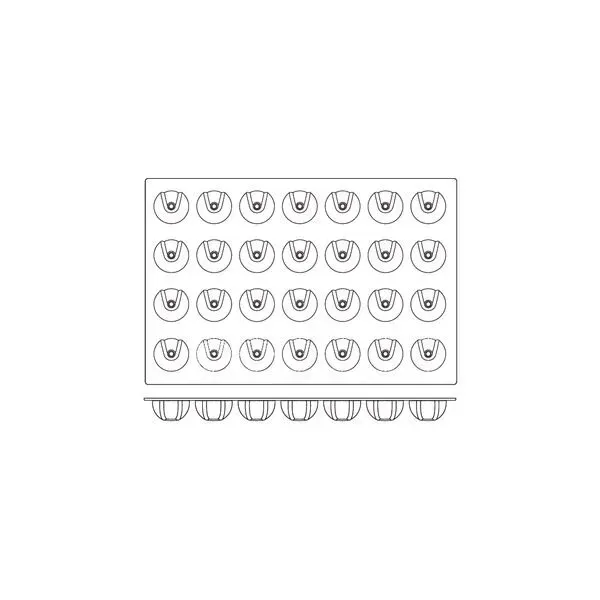 Mould Ecypse Silicon โ 28 Cup 70x37mm 100ml