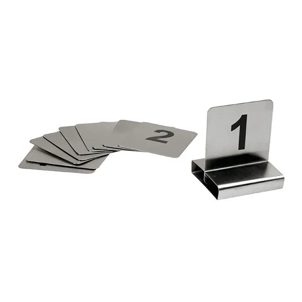 Flat Table Numbers-S/S | 70x60mm | Set 41-50