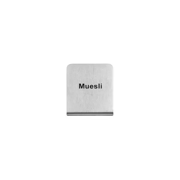 "Muesli" Buffet Sign