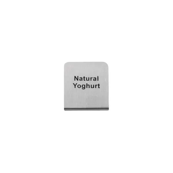 "Natural Yoghurt" Buffet Sign