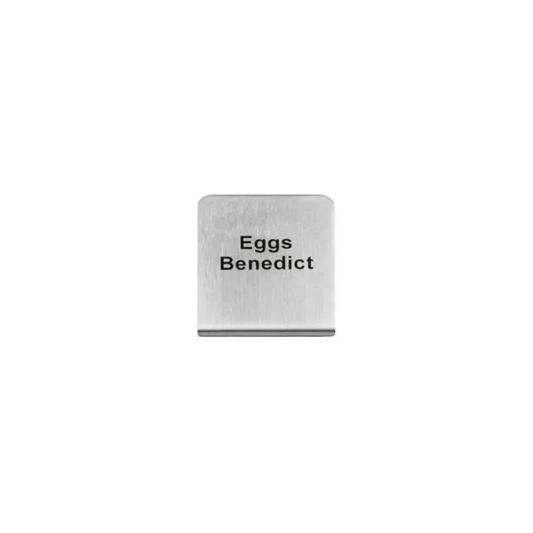 "Eggs Benedict" Buffet Sign