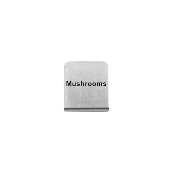 "Mushrooms" Buffet Sign