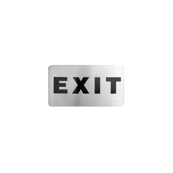 Wall Sign-S/S | Exit