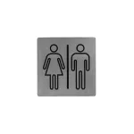 Wall Sign-S/S | Large | Restrooms