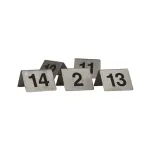 Table Number Stainless Steel A-Frame 50 X 50mm  Set 31 - 40