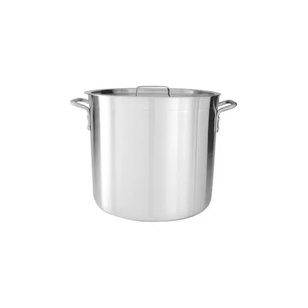 Stockpot-Alum. | W/Cover | 405x385mm | 50.0lt