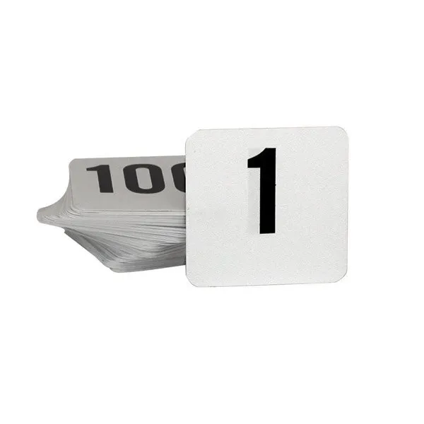 Table Number-50x50mm, Set 1-25