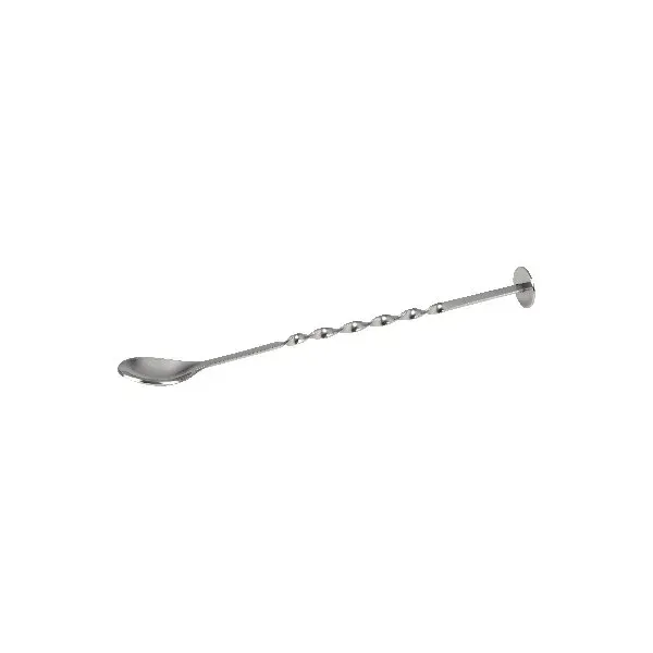 Bar Spoon with Crusher Stainless Steel