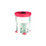Single Glass Brush-Alum., W/Suction Cups