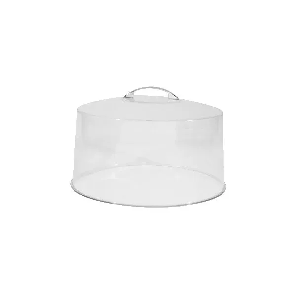 Cake Cover SAN Chrome Handle — 300mm