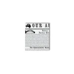 Newsprint Greaseproof Pocket 170x150mm | 200 Sheets/Pack