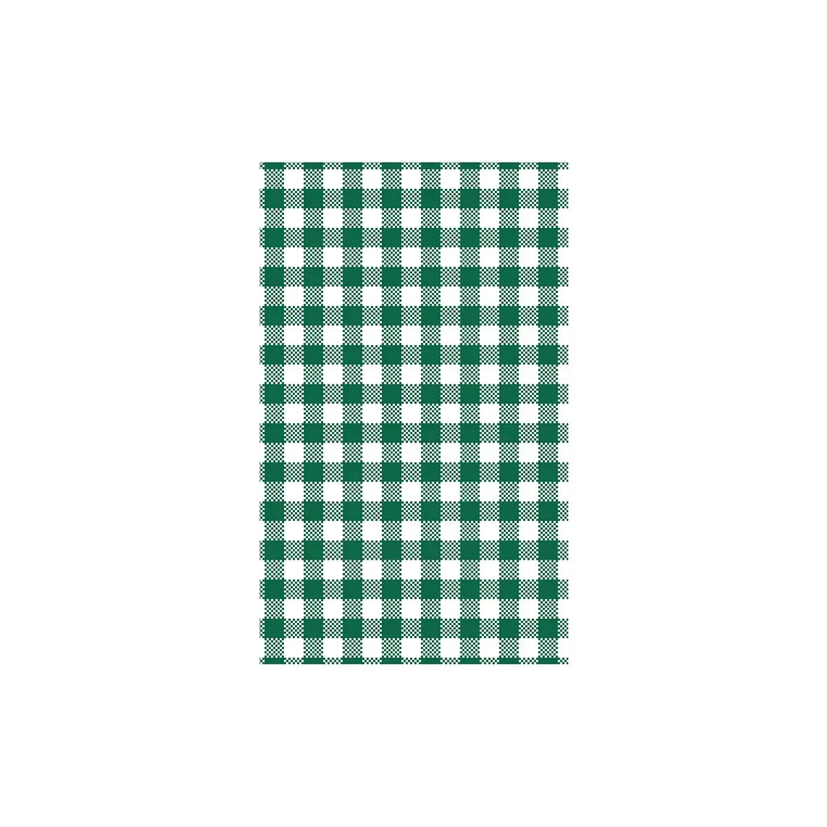 Greaseproof Paper - Gingham, Green &amp; White