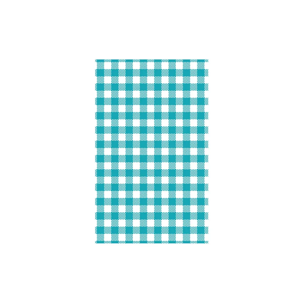 Greaseproof Paper - Gingham, Teal &amp; White