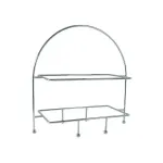 Display Stand Rectangular 2 Tier — 515mm H