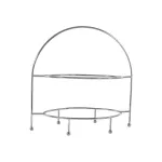Display Stand Oval 2 Tier — 520mm H