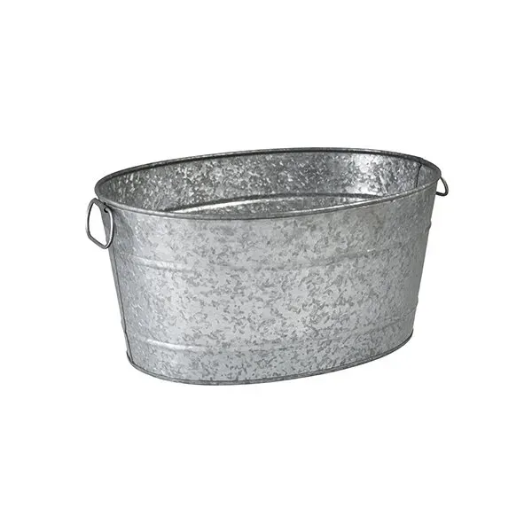 Beverage Tub-Galvanised | 460x355x220mm
