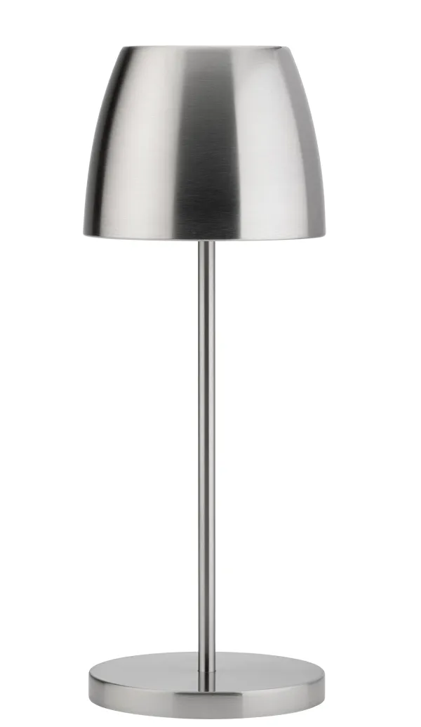 LED Cordless Lamp โ 300mm - Brushed Silver