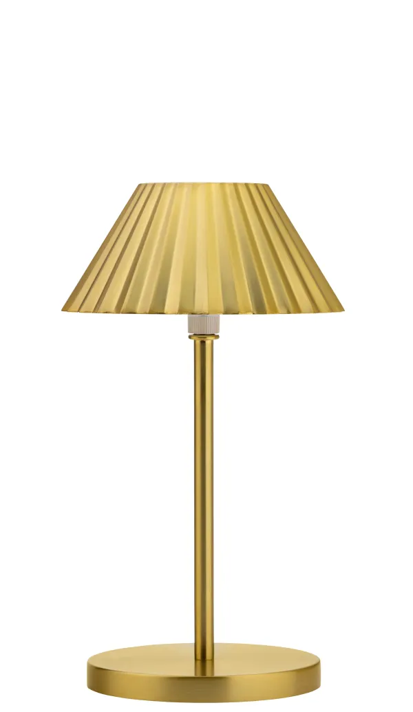 LED Cordless Lamp โ 230mm - Brushed Gold