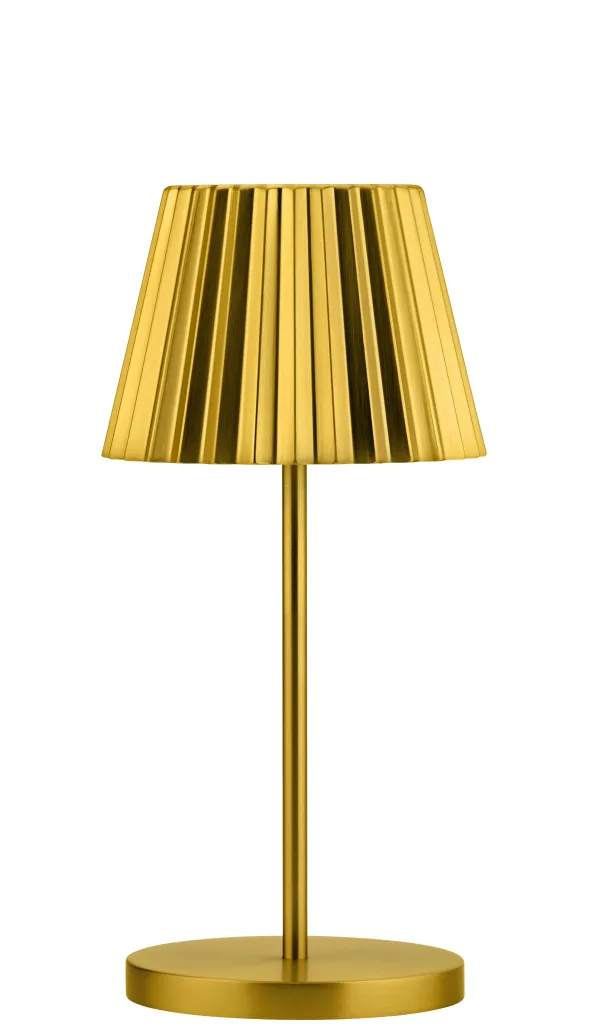 LED Cordless Lamp โ 260mm - Brushed Gold