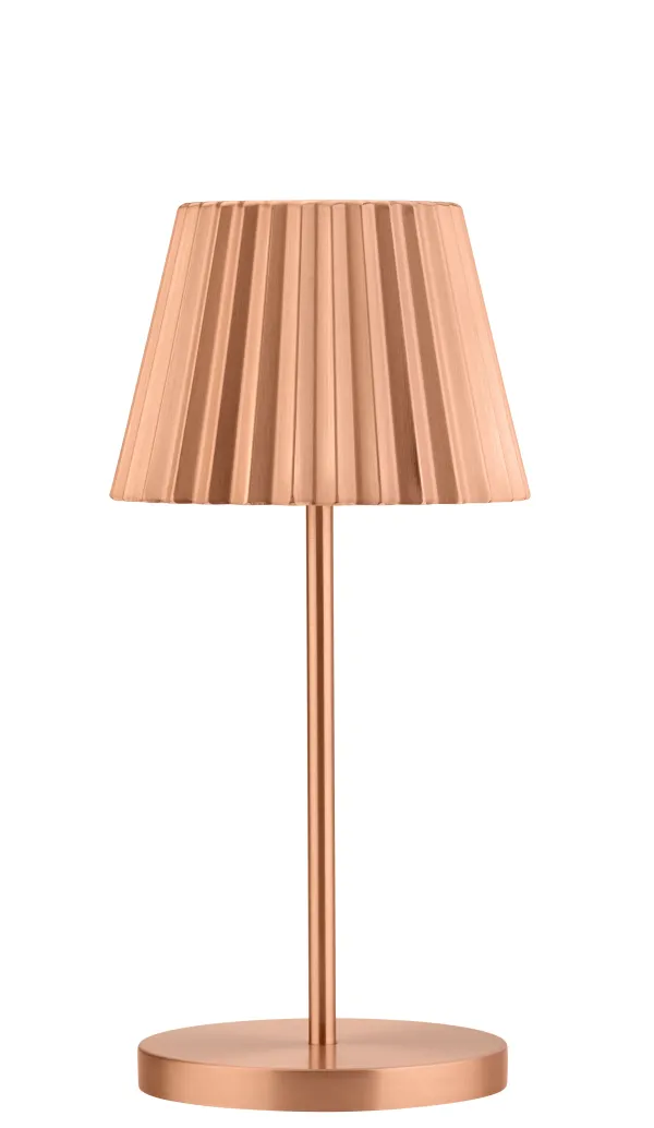 LED Cordless Lamp โ 260mm - Brushed Copper