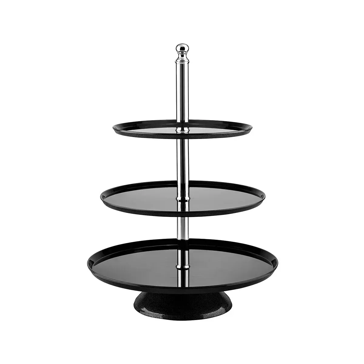 Round Stand 3 Tier — 250/300/350mm 370mm H