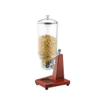 Cereal Dispenser Single Wood Base — 7L