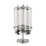 Cereal Dispenser Triple Revolving Stainless Steel — 3x4L
