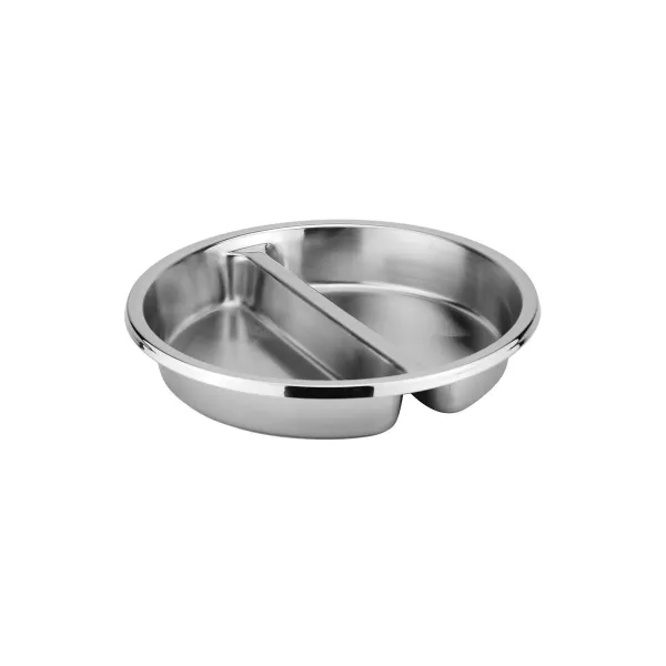 Food Pan-18/10 | Round | 360mm | 1 Divider