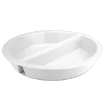 Food Pan-Porcelain | Round | 360mm | 1 Divider