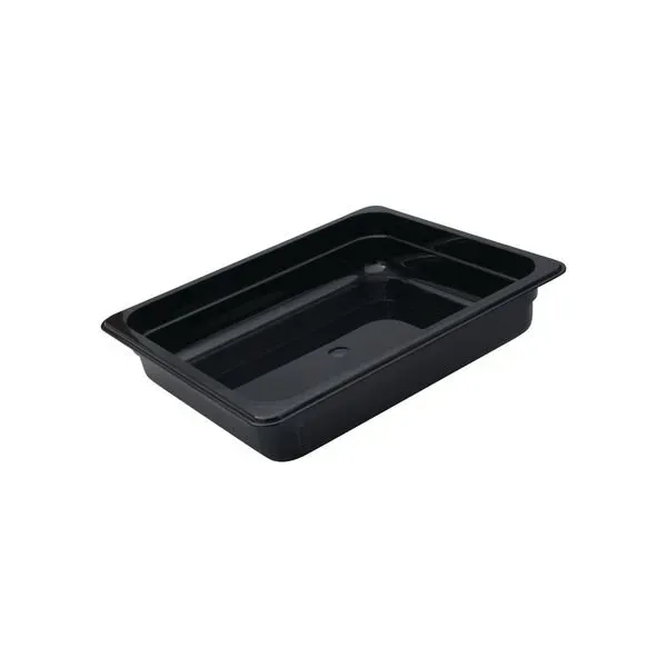 Pc Food Pan-1/2 Size  65mm - Black