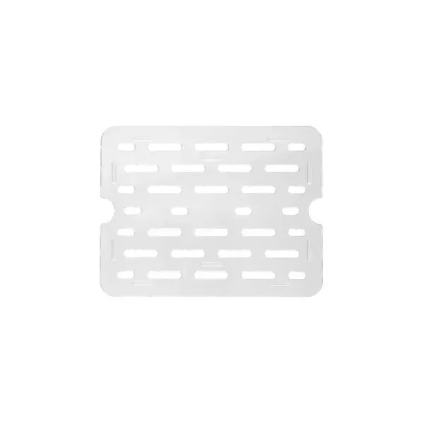 Pc Drain Plate-1/3 Size  Clear