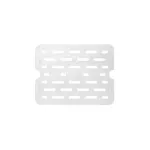 Pc Drain Plate-1/4 Size  Clear
