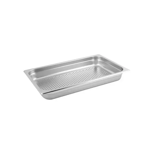1/1 Size Anti-Jam Steam Pan - Perforated (100mm D)