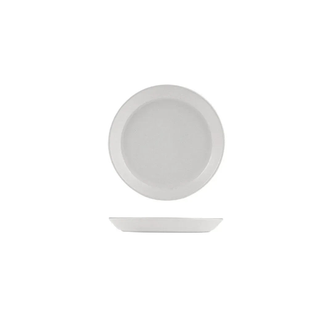 Zuma Tapered Plate-170mm Ø | 24mm H - Pearl Aspen