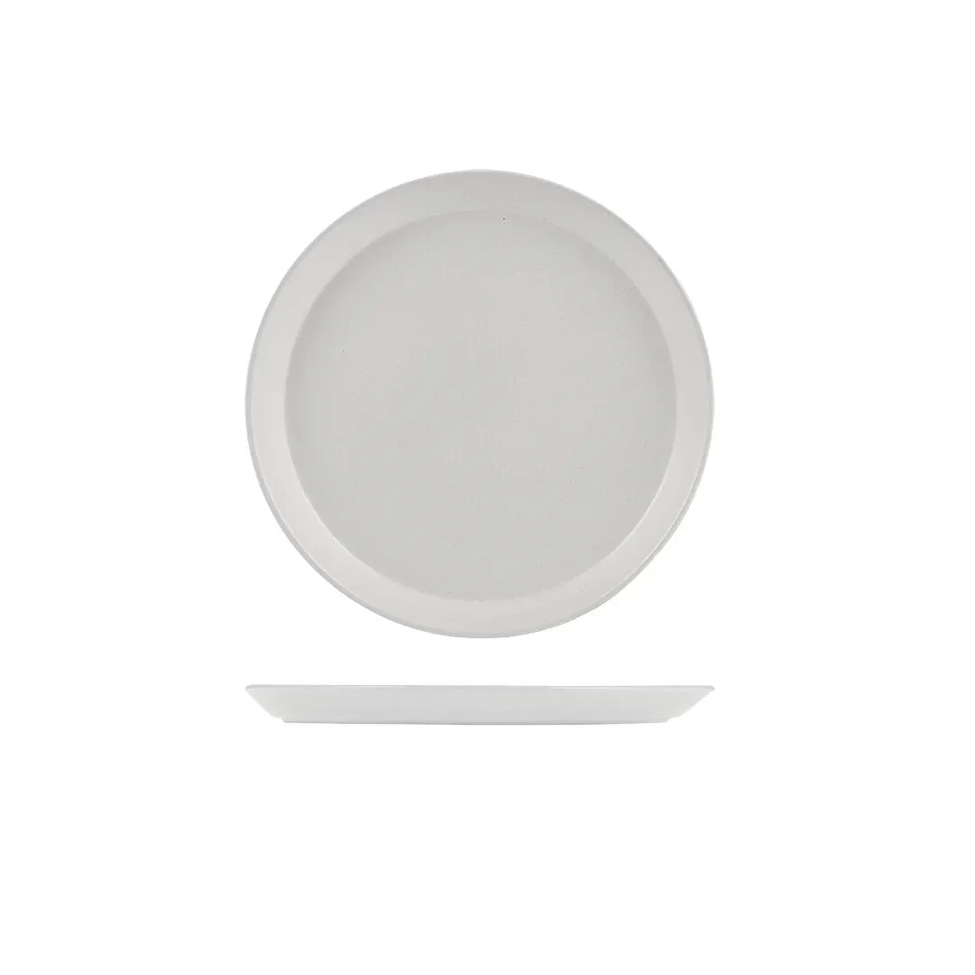 Zuma Tapered Plate-240mm Ø | 24mm H - Pearl Aspen