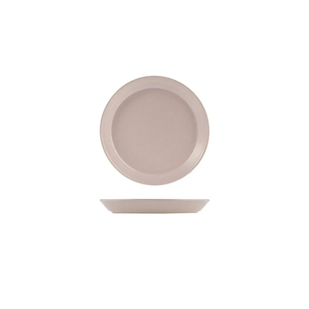 Zuma Tapered Plate-170mm Ø | 24mm H - Pearl Blush