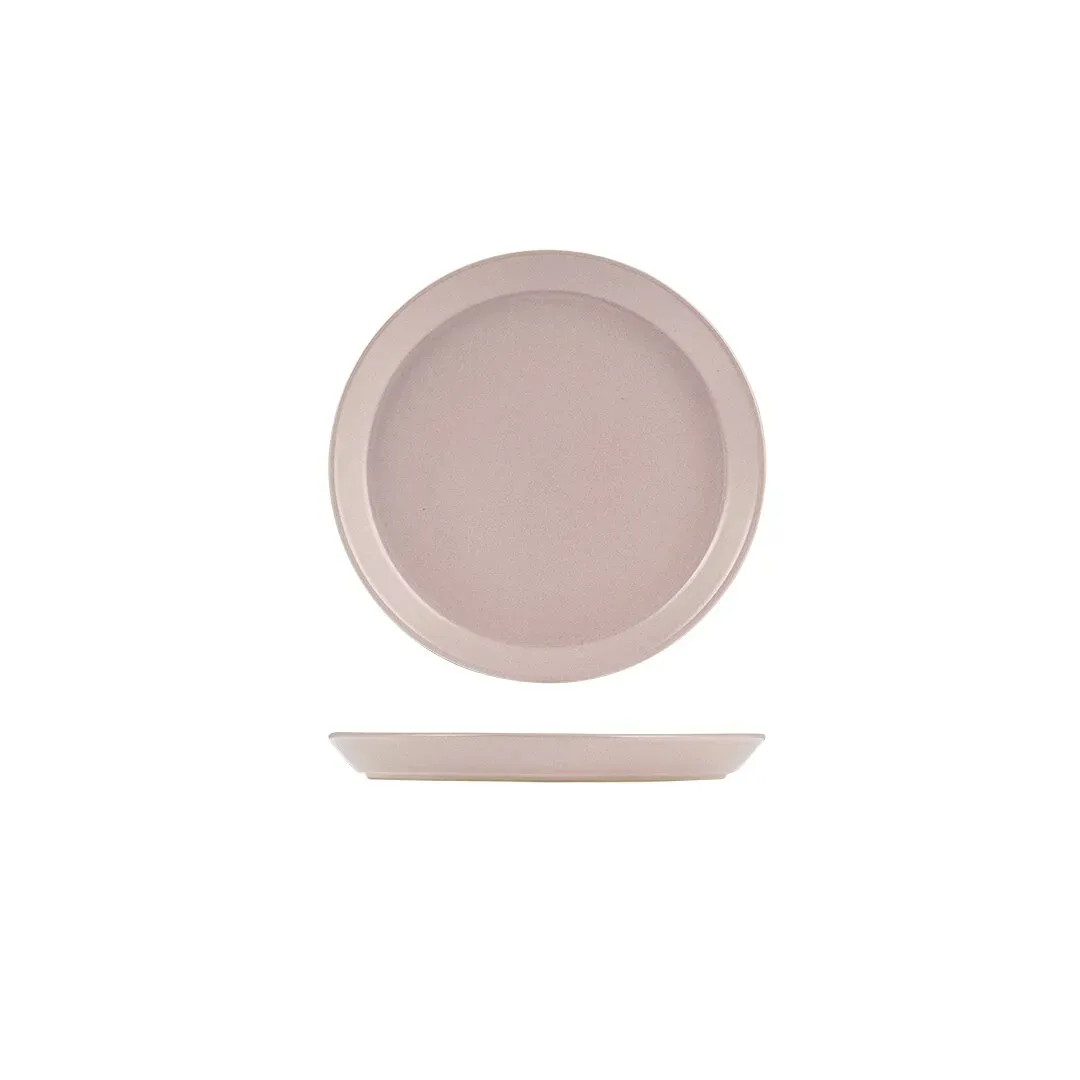 Zuma Tapered Plate-200mm Ø | 24mm H - Pearl Blush