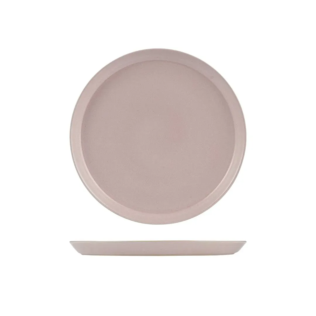 Zuma Tapered Plate-280mm Ø | 24mm H - Pearl Blush