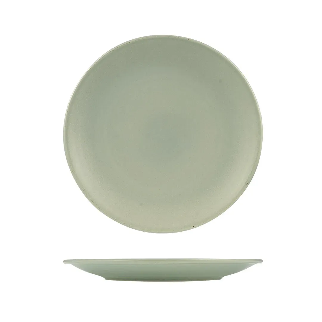 Zuma Round Coupe Plate-310mm Ø - Pearl Pistachio