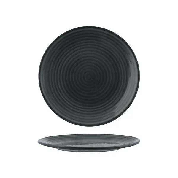 Zuma Round Coupe Ribbed Plate-210mm Ø - Jupiter