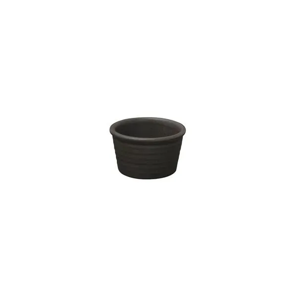 Zuma Ribbed Ramekin-85mm Ø | 50mm H - Charcoal