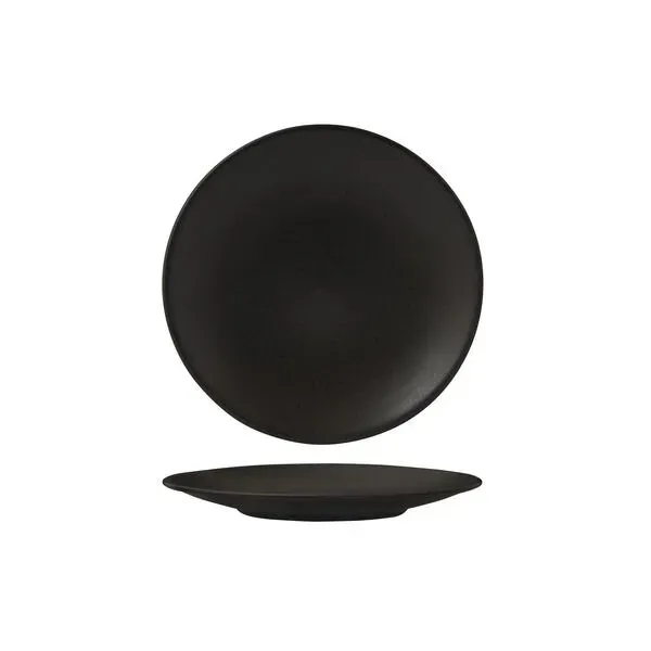 Zuma Round Coupe Plate-180mm Ø - Charcoal
