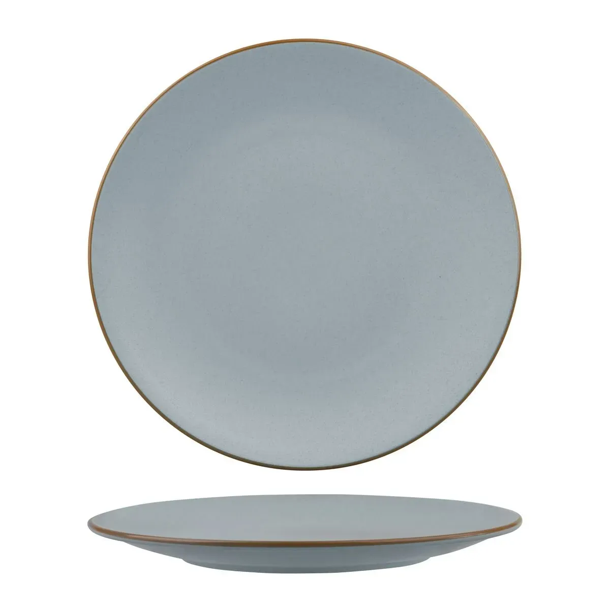 Zuma Round Coupe Plate-285mm Ø - Bluestone