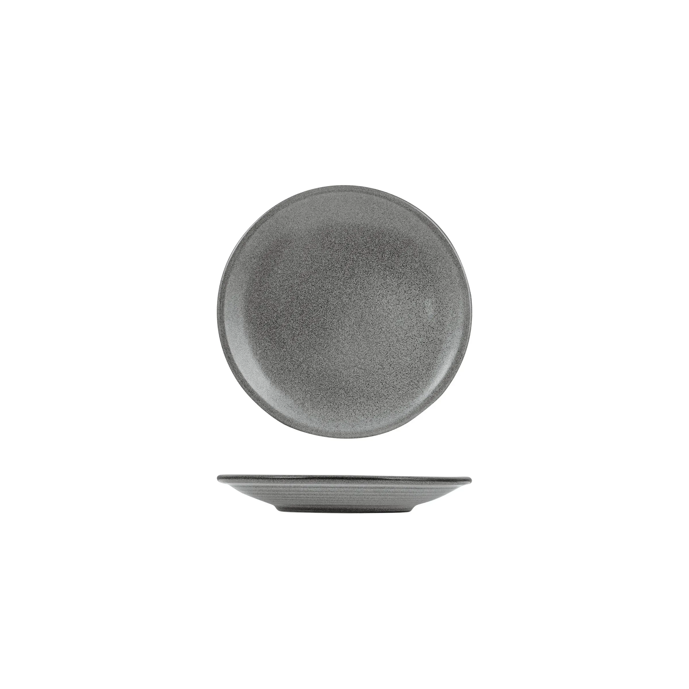 Zuma Round Coupe Plate-180mm Ø - Gravel