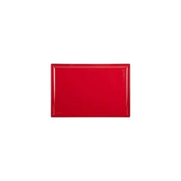 Melamine Rectangular Platter Red 250 X170mm