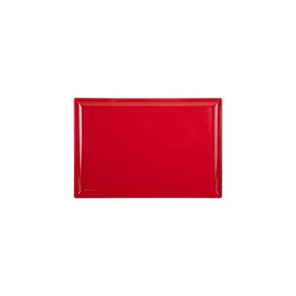 Melamine Rectangular Platter Red 300 X 220mm