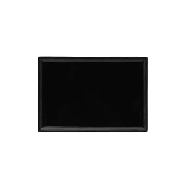 Melamine Rectangular Platter Black 350 X 240mm