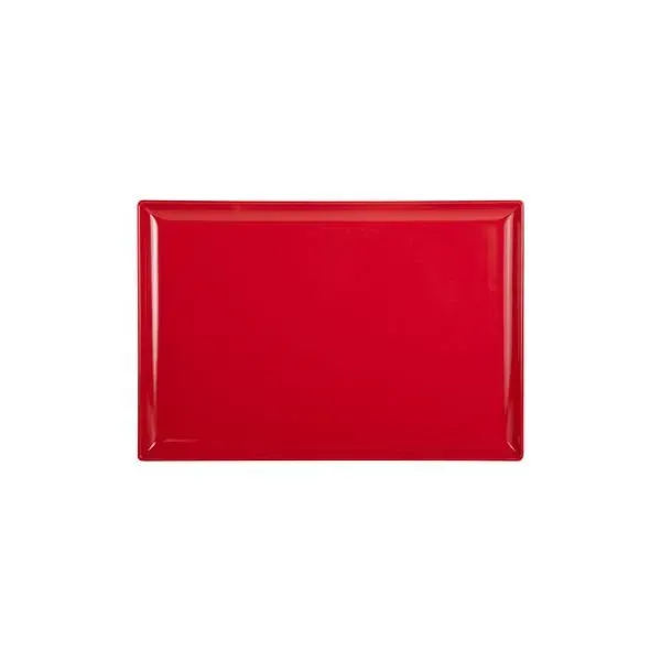Melamine Rectangular Platter Red 350 X 240mm